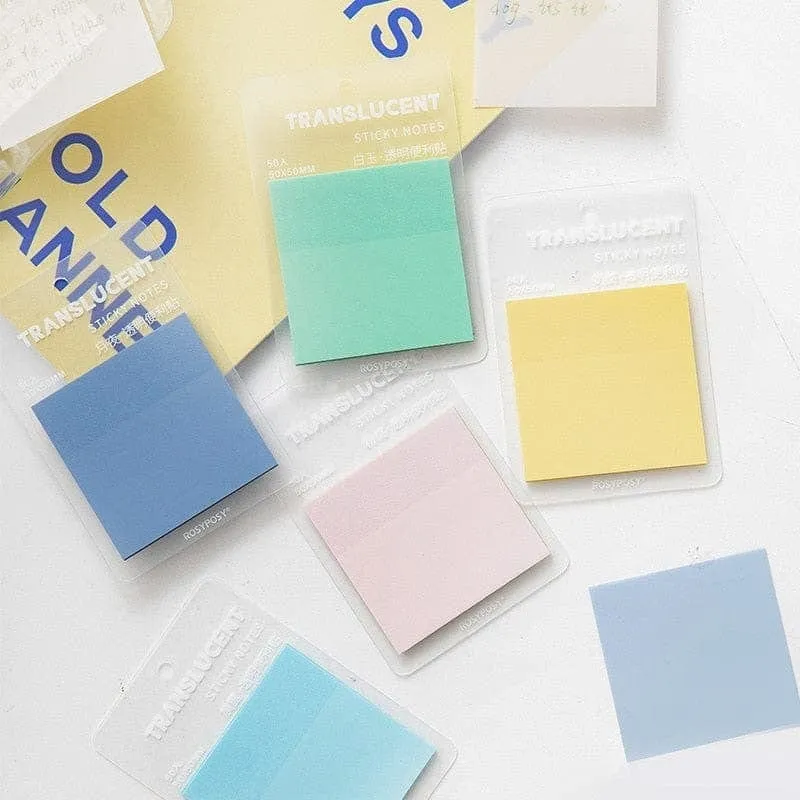 Colored Transparent Sticky Notes!