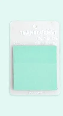 Colored Transparent Sticky Notes!