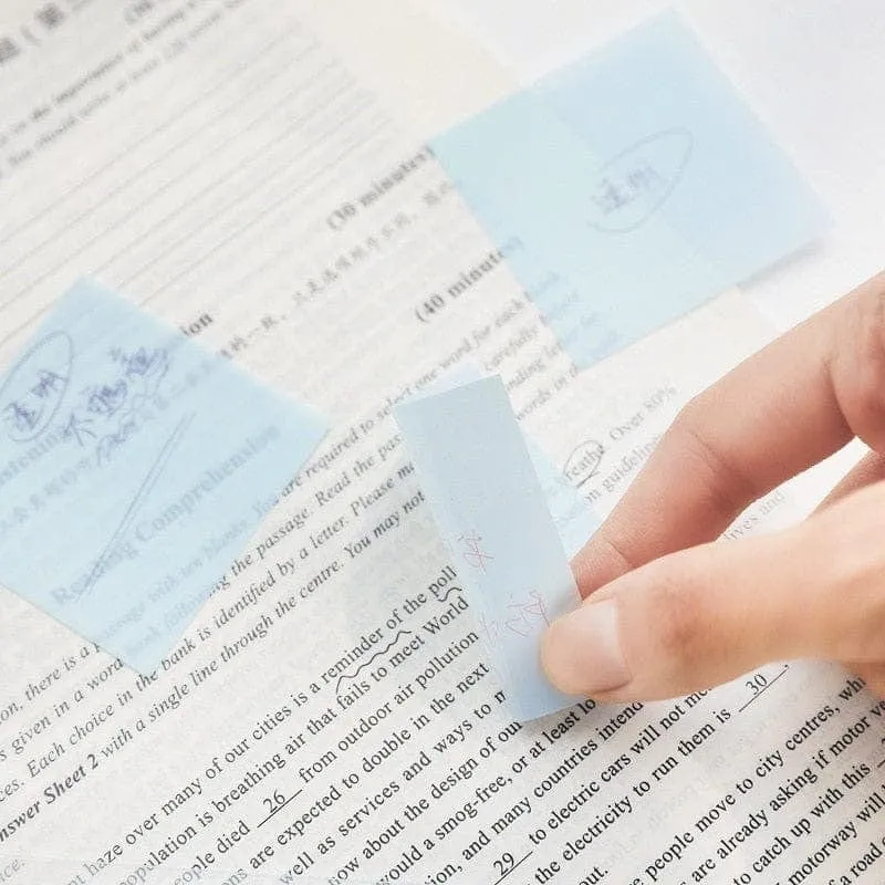 Colored Transparent Sticky Notes!