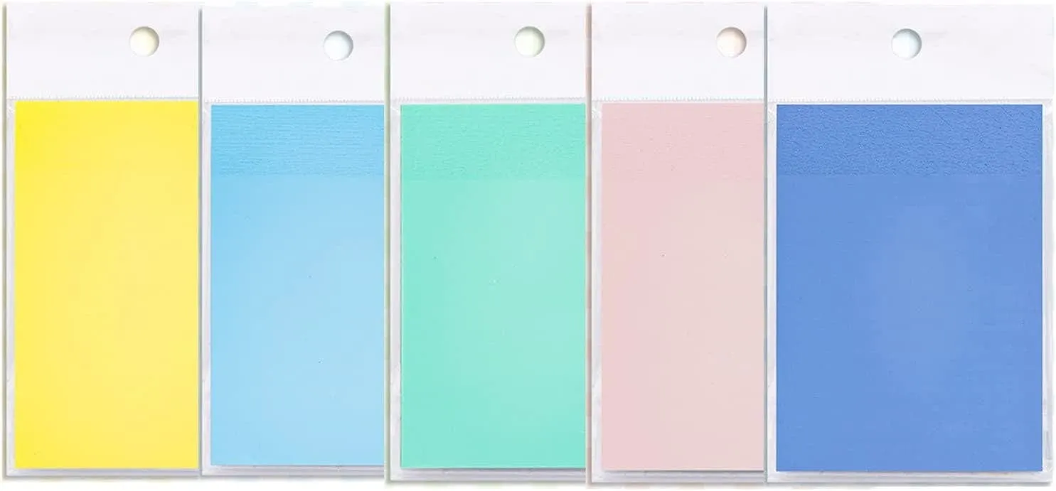 Colored Transparent Sticky Notes!