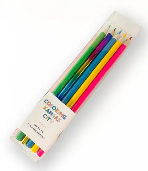 Coloring Kansas City Colored Pencil Set