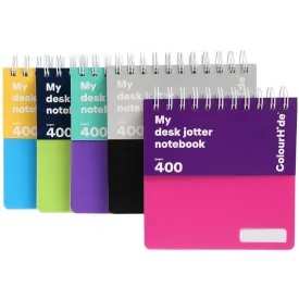 Colourhide My Desk Jotter Notebook 400 Page 150 X 150Mm Assorted