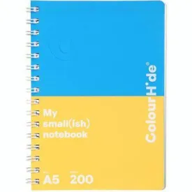 Colourhide My Small Notebook 200 Page A5 Blue