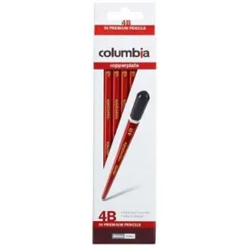 Columbia Copperplate Hexagonal Pencil 4B Box 20