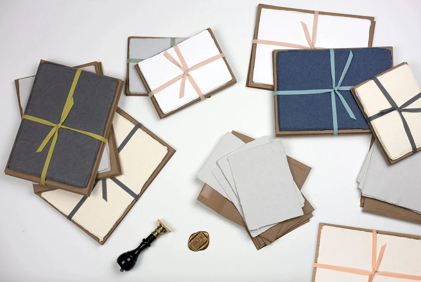Cream Handmade Paper Pack A7