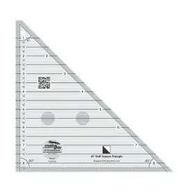 Creative Grid 45 Degree Half-Square Triangle   8-1/2in Ruler  CGRT45  SKU 55131
