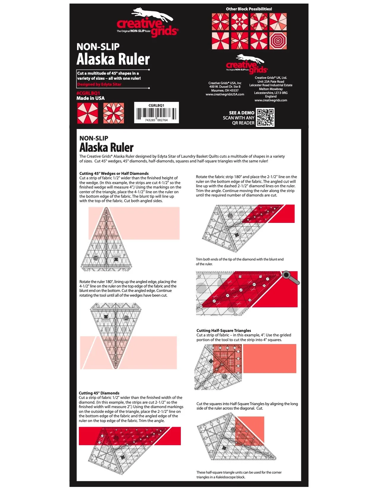 Creative Grids Alaska Ruler