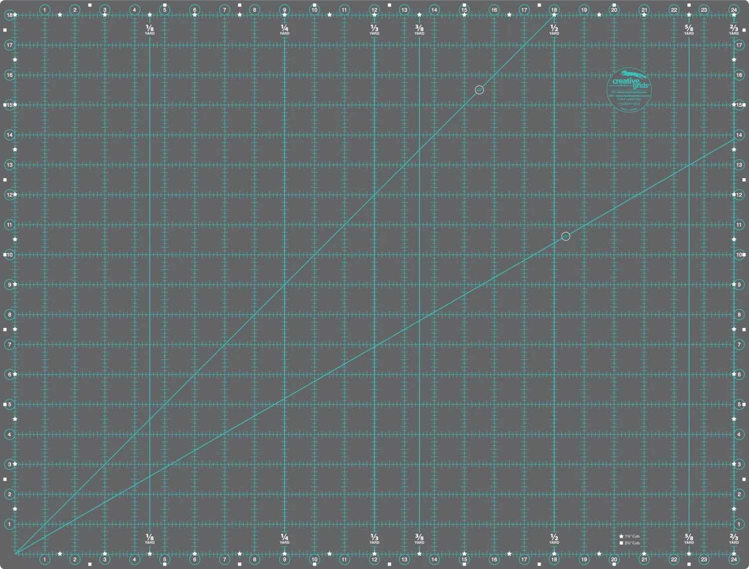Creative Grids Cutting Mat 18" x 24" CGRMAT1824