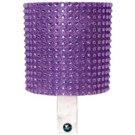 CRUISER Candy Rhinestone Resin Cup Holder Purple Rhinestones