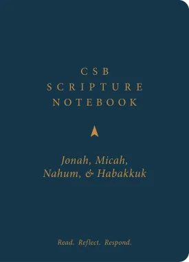 CSB Scripture Notebook, Jonah, Micah, Nahum, Habakkuk