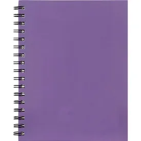 Cumberland Coloured Notebook Spiral Bound Feint Ruled 100 Leaf A6 Bright Assorted
