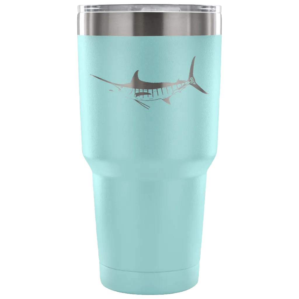 Custom Laser Cut Marlin 30oz