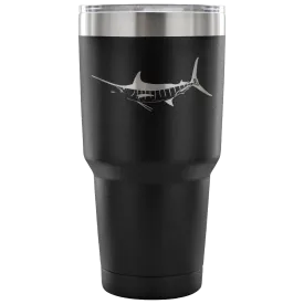 Custom Laser Cut Marlin 30oz