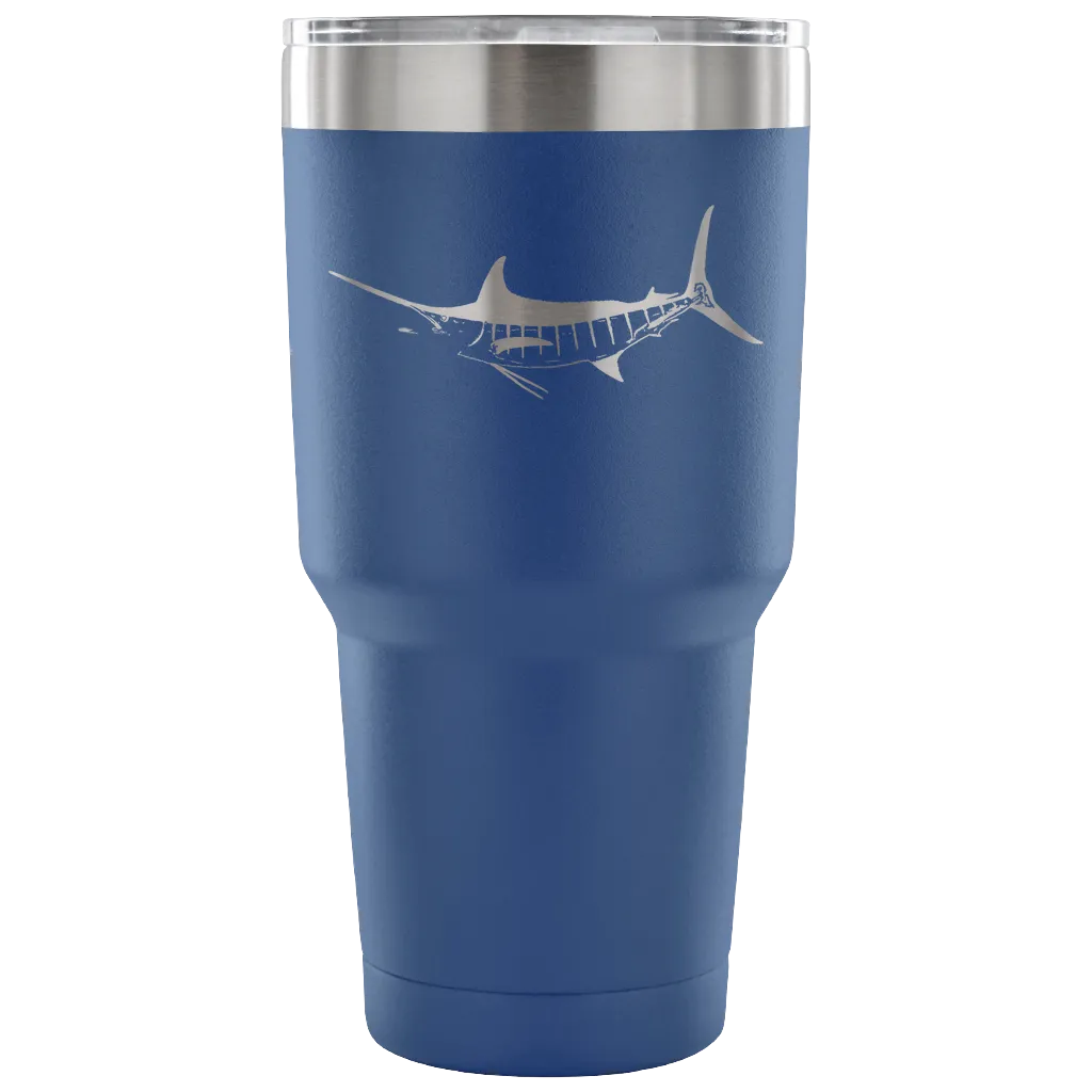 Custom Laser Cut Marlin 30oz