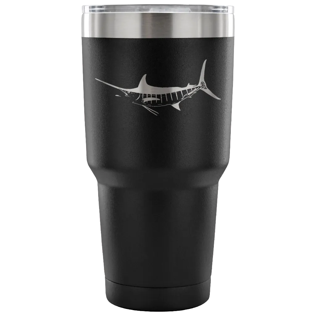 Custom Laser Cut Marlin 30oz