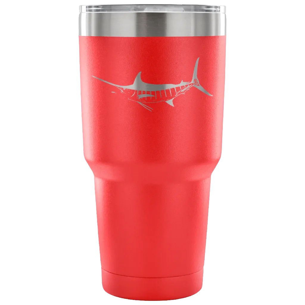 Custom Laser Cut Marlin 30oz