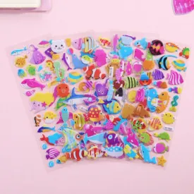 Cute Fish Stickers For Kids, Sticker Pack Gifts For Kids Party, Vinyl Stickers For Laptop, Water Bottle Wall Notebook Reward, Fishing