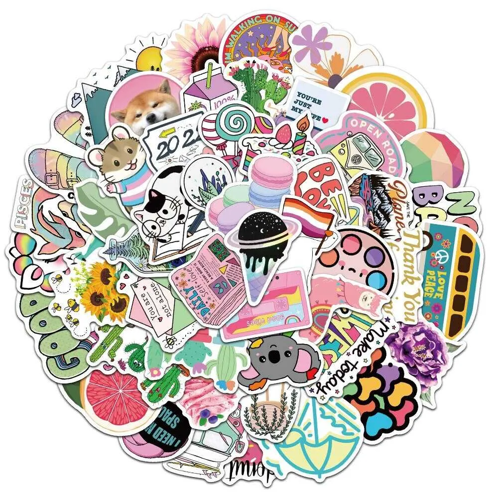 Cute Pink Stickers Pack – Adorable and Vibrant Designs