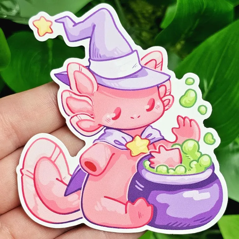Cute Witch Animals Stickers!