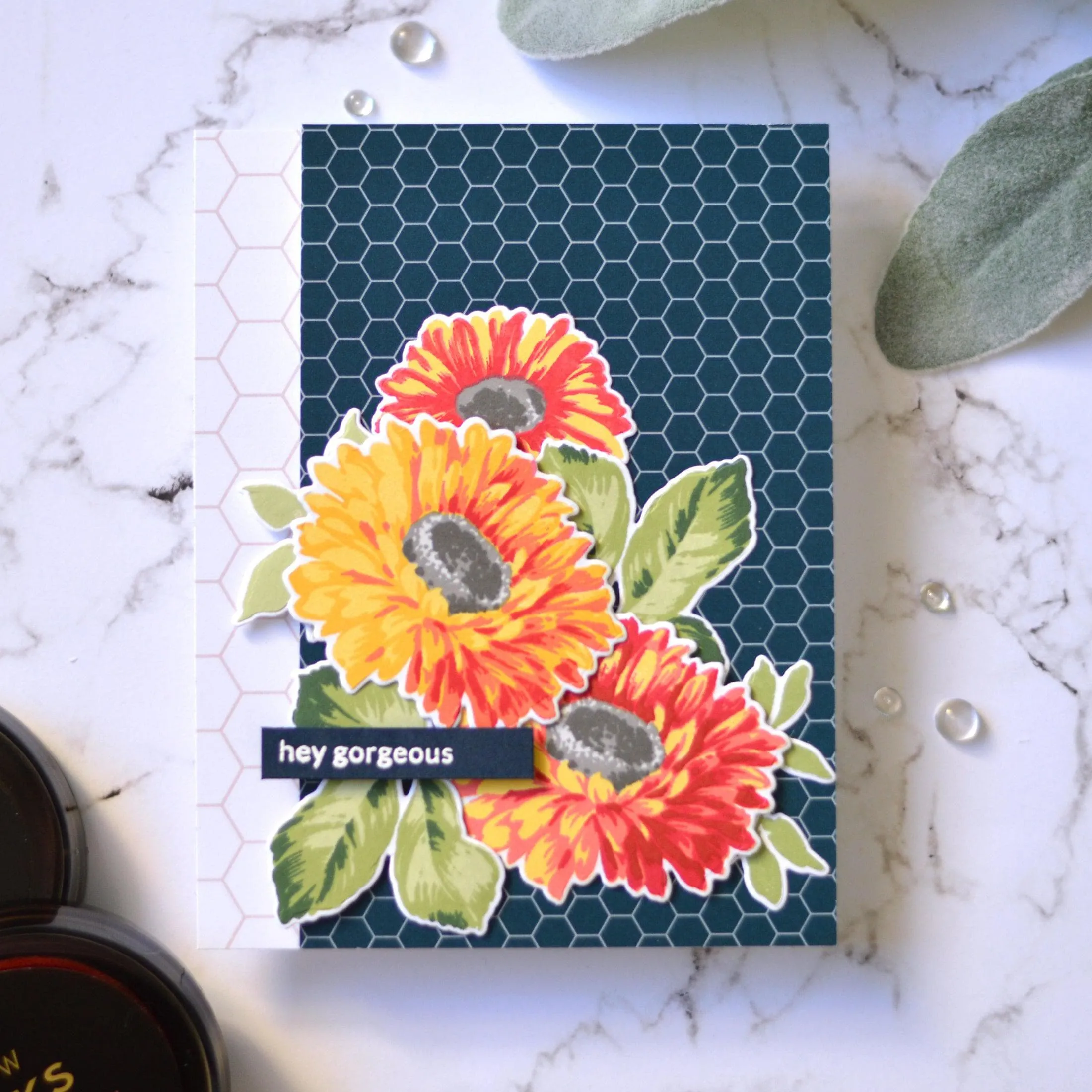 Daisy Bed 3D Embossing Folder