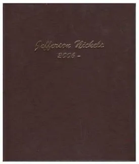 Dansco Album #7114 for Jefferson Nickels: 2006-2023 P&D