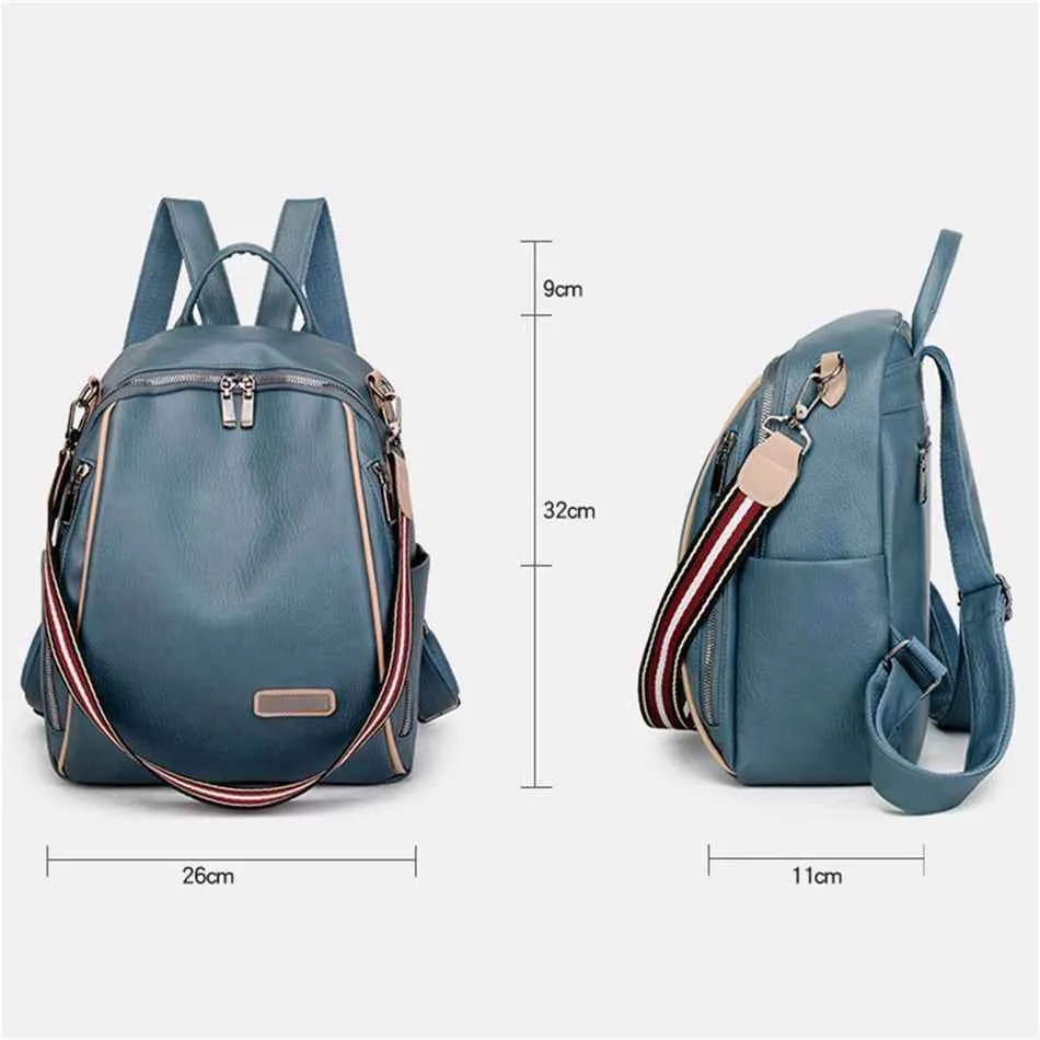 Daypack Women's Cool Backpacks GCBL2S49 Multifunction Women Leisure Shoulder Bags