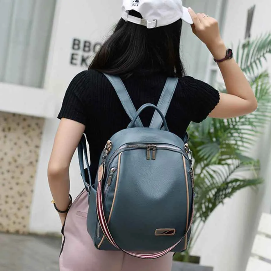 Daypack Women's Cool Backpacks GCBL2S49 Multifunction Women Leisure Shoulder Bags