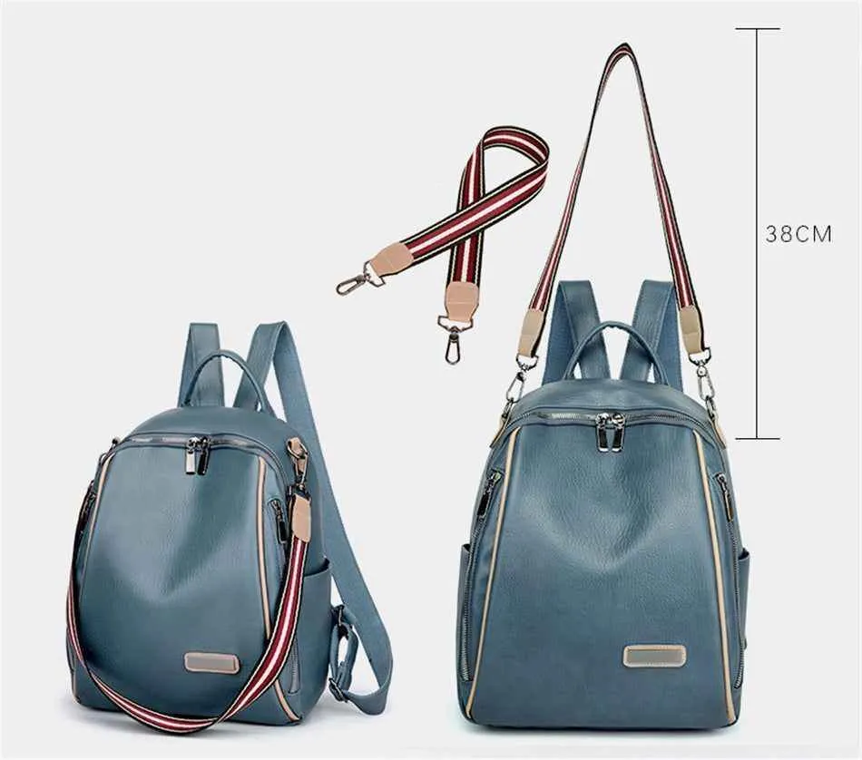 Daypack Women's Cool Backpacks GCBL2S49 Multifunction Women Leisure Shoulder Bags
