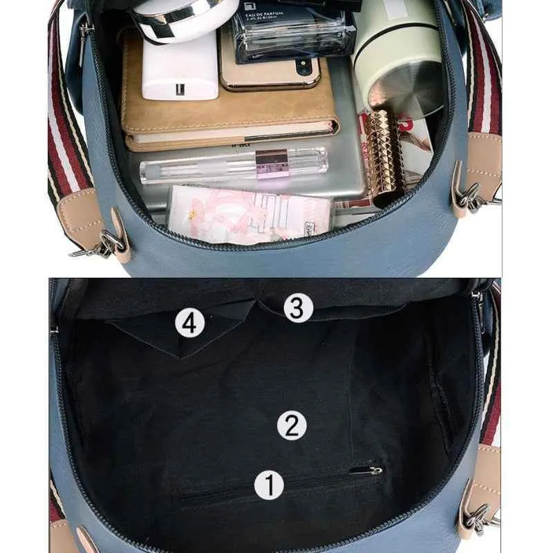 Daypack Women's Cool Backpacks GCBL2S49 Multifunction Women Leisure Shoulder Bags