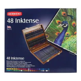 Derwent Inktense Wooden Box of 48