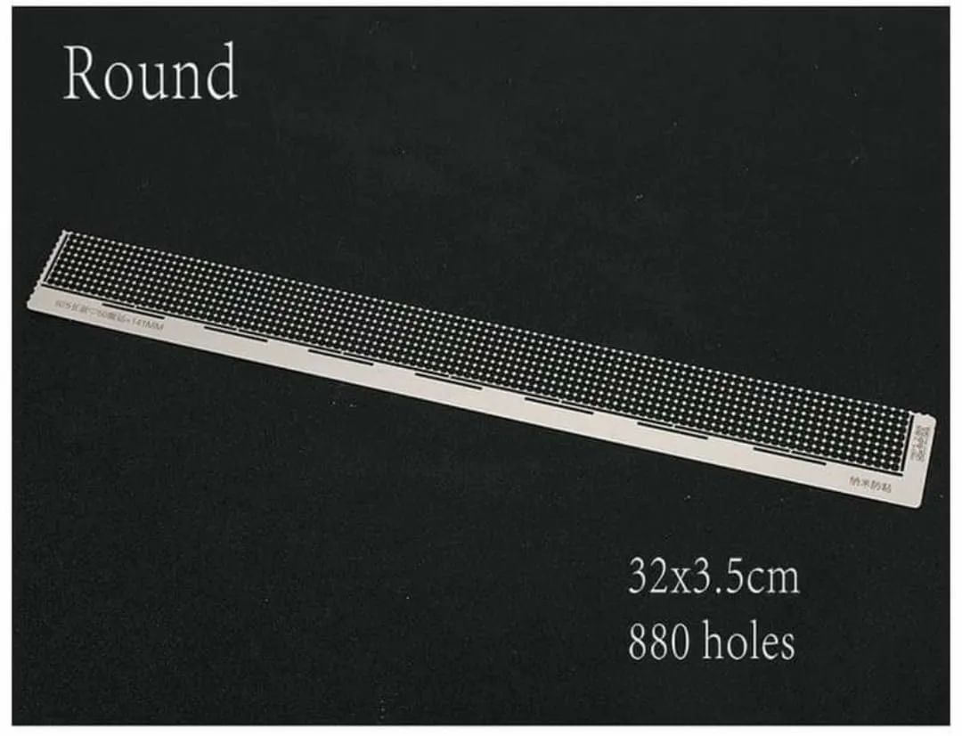Diamond Painting Ruler Round Drills