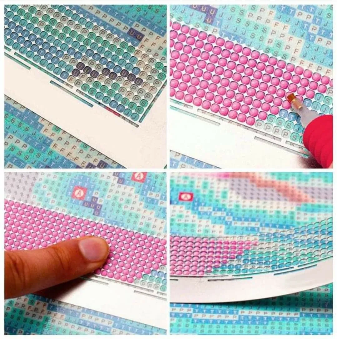 Diamond Painting Ruler Round Drills