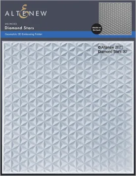 Diamond Stars 3D Embossing Folder
