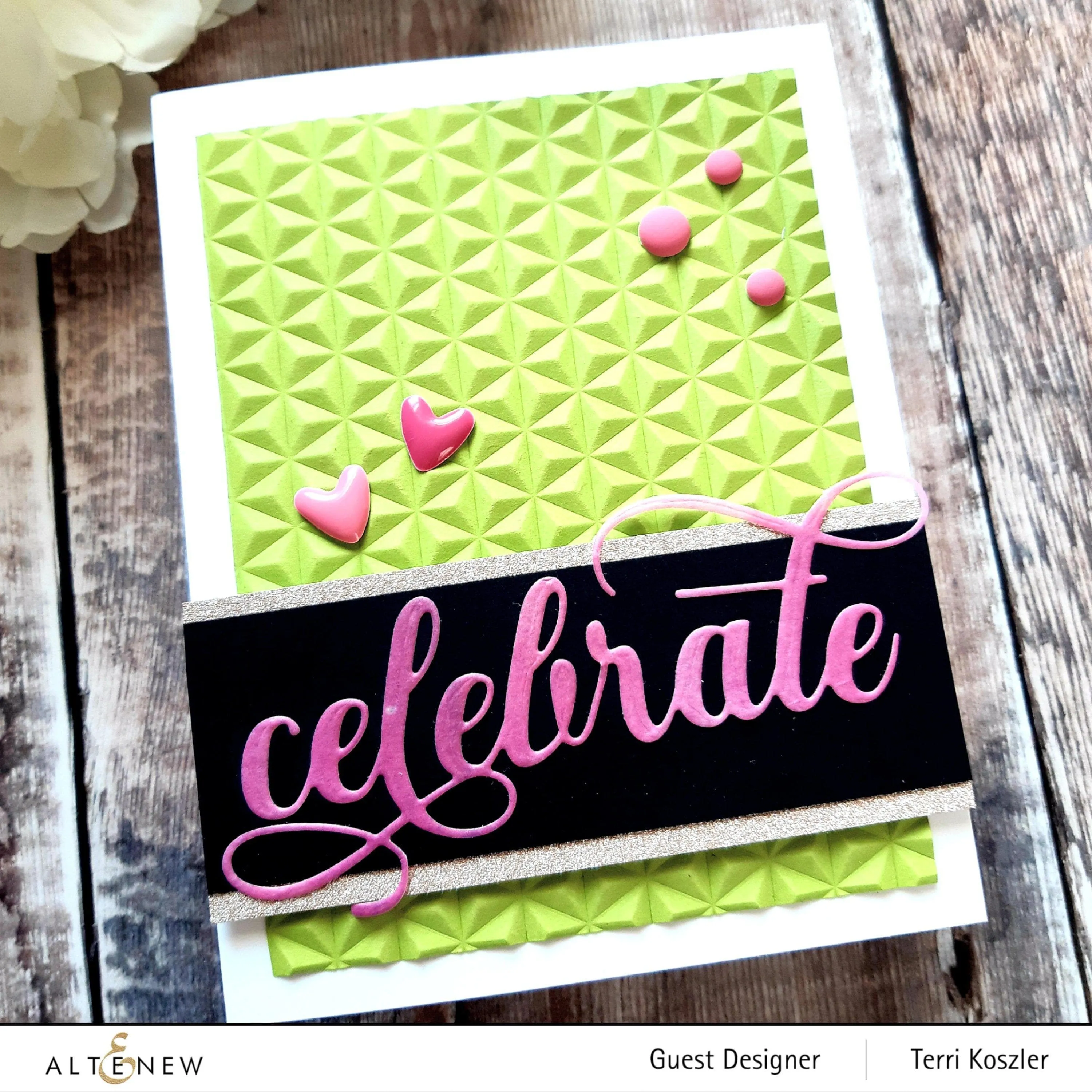 Diamond Stars 3D Embossing Folder
