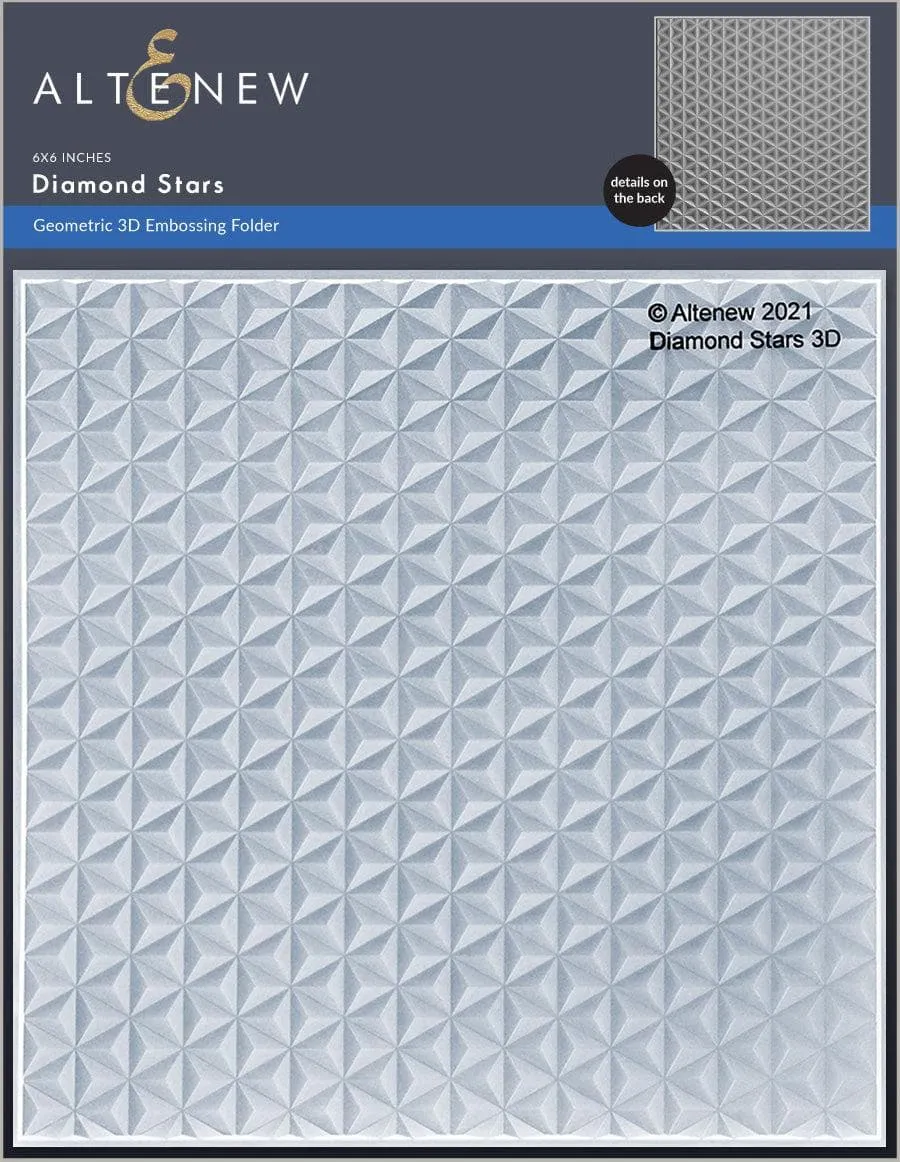 Diamond Stars 3D Embossing Folder