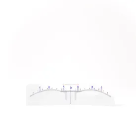 Disposable Eyebrow Ruler (50 pcs)