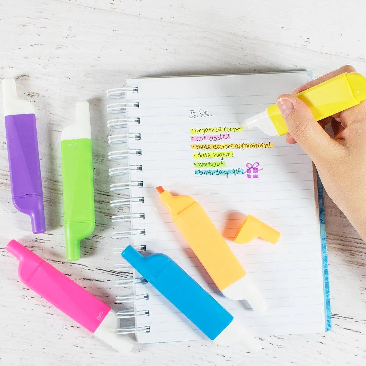 Do-Overs Erasable Highlighters - Set of 6