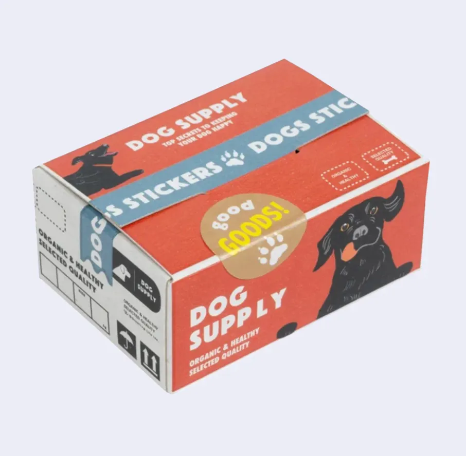 Dog Sticker Flake Box