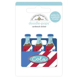 Doodlebug Doodle-Pops 3D Stickers - Soda-Licious, Bar-B-Cute*