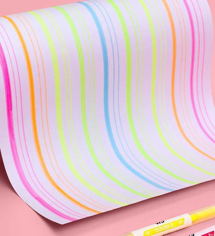 Double-Headed Highlighter Set - Neon