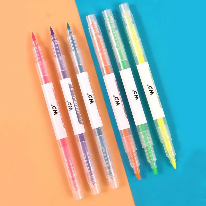 Double-Headed Highlighter Set - Neon
