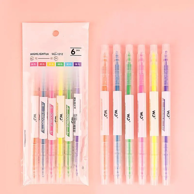 Double-Headed Highlighter Set - Neon