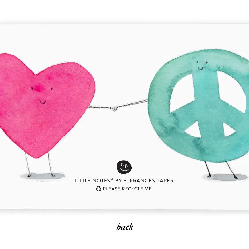 E Frances Boxed Little Notes - Peace Out