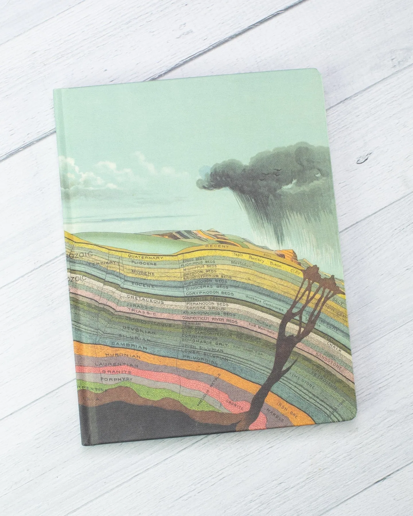 Earth's Geology Hardcover Notebook - Lined/Grid