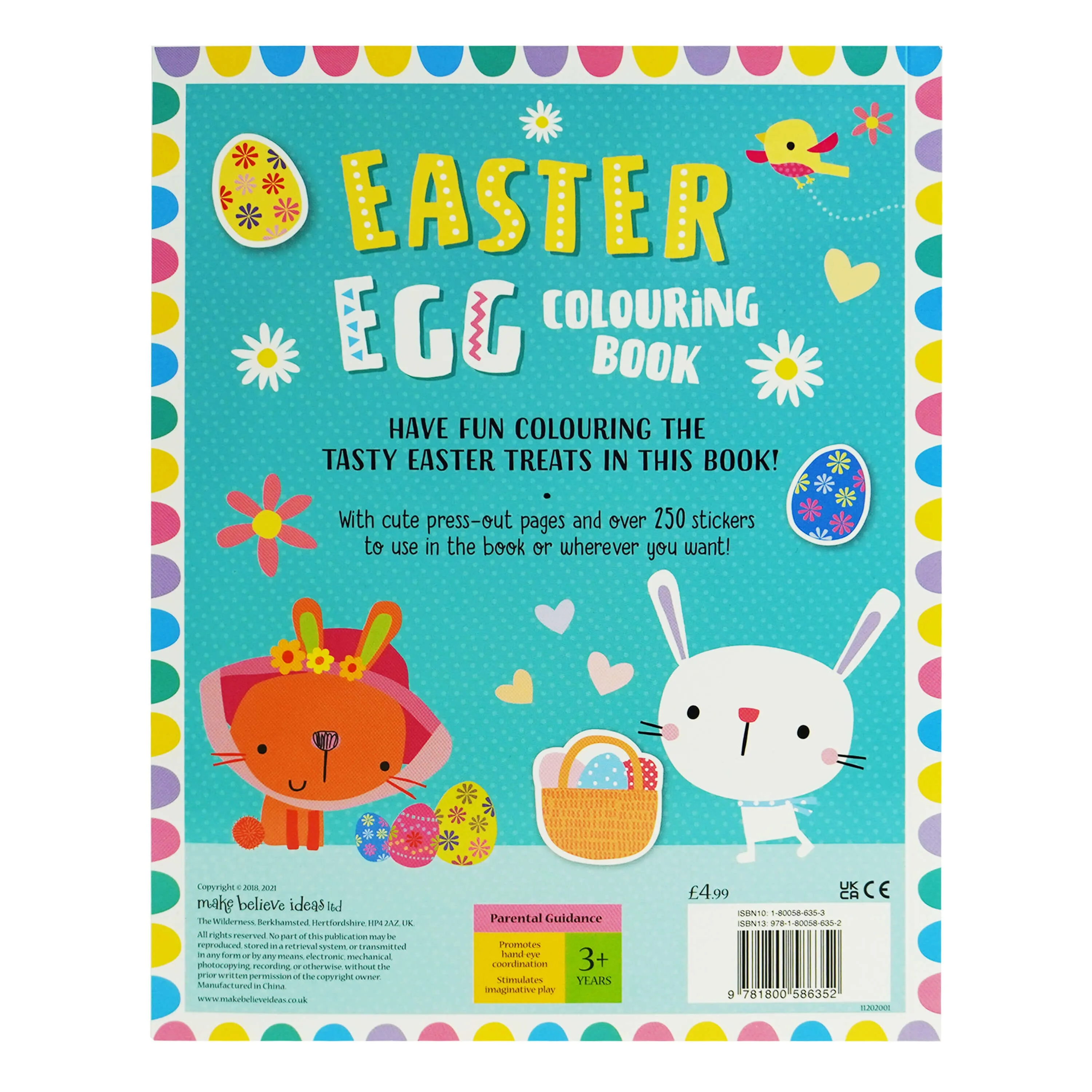 Easter Egg Colouring Book - Ages 3-5 - Paperback