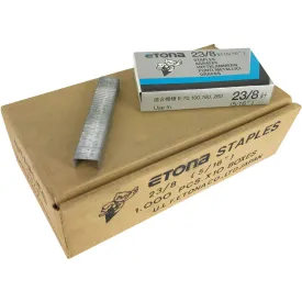 Etona 23/ Steel Staples Chisel-Pointed (5,000)