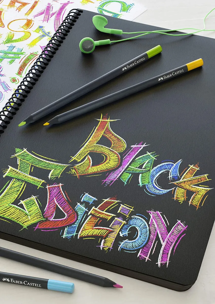 Faber-Castell Black Edition Colouring Pencils - Pack of 24
