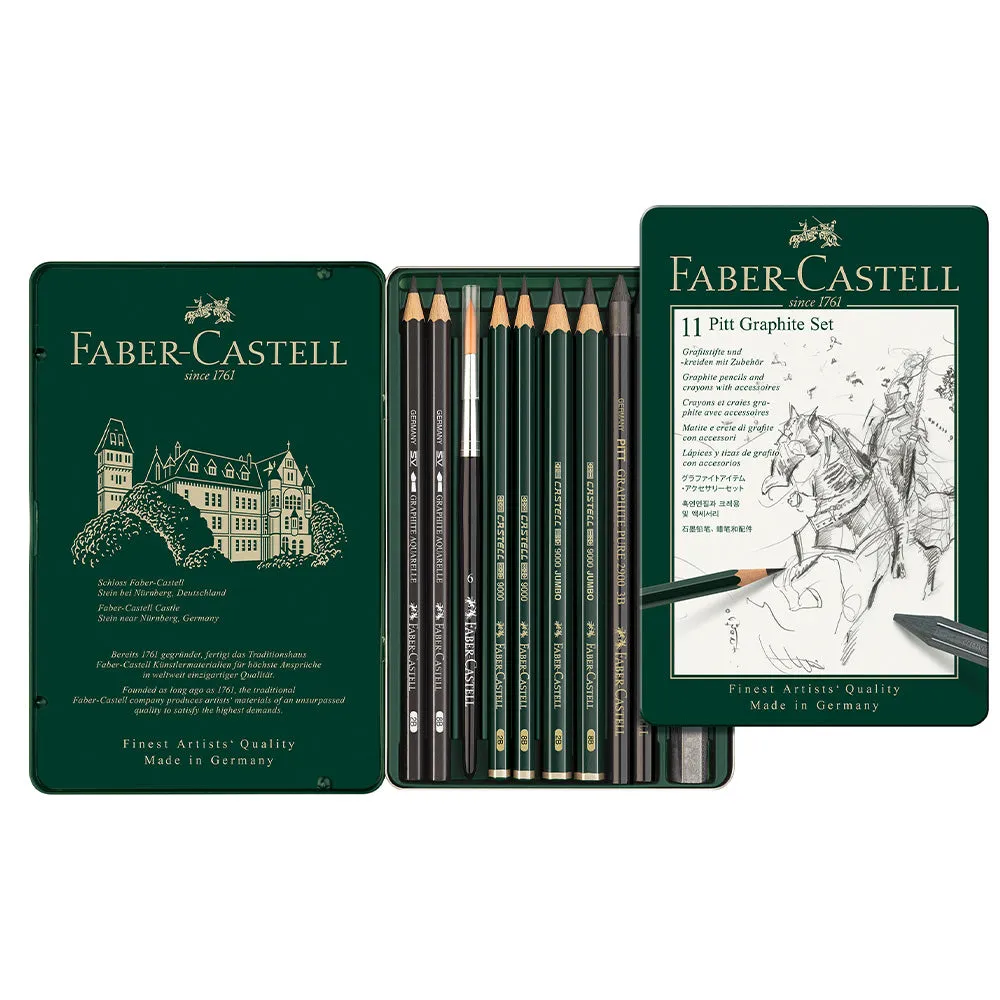 Faber-Castell Pitt Monochrome Graphite Set Small