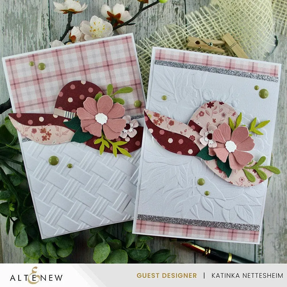 Farmhouse Florals 3D Embossing Folder