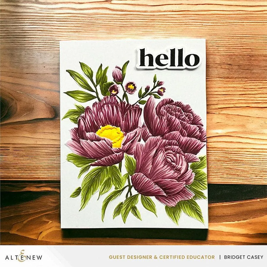 Farmhouse Florals 3D Embossing Folder